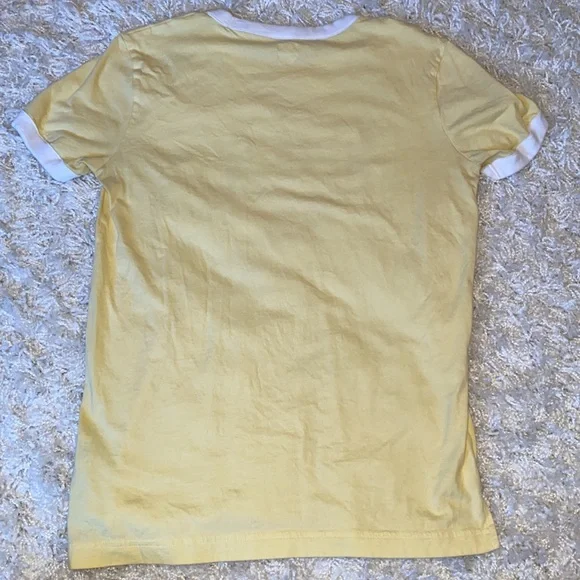 Victoria's Secret PINK Yellow T-shirt. - Picture 6 of 11
